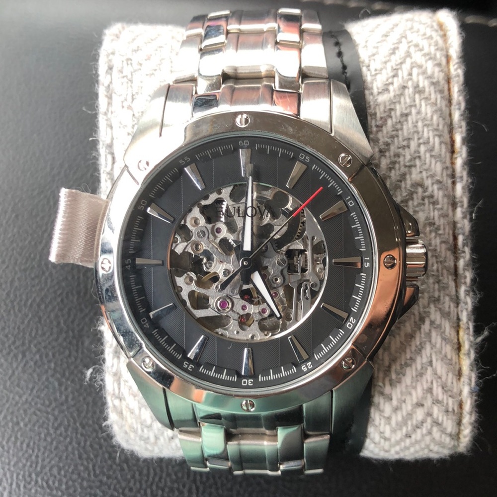 Bulova men’s watch. Worn once
